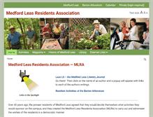 Tablet Screenshot of mlra.org